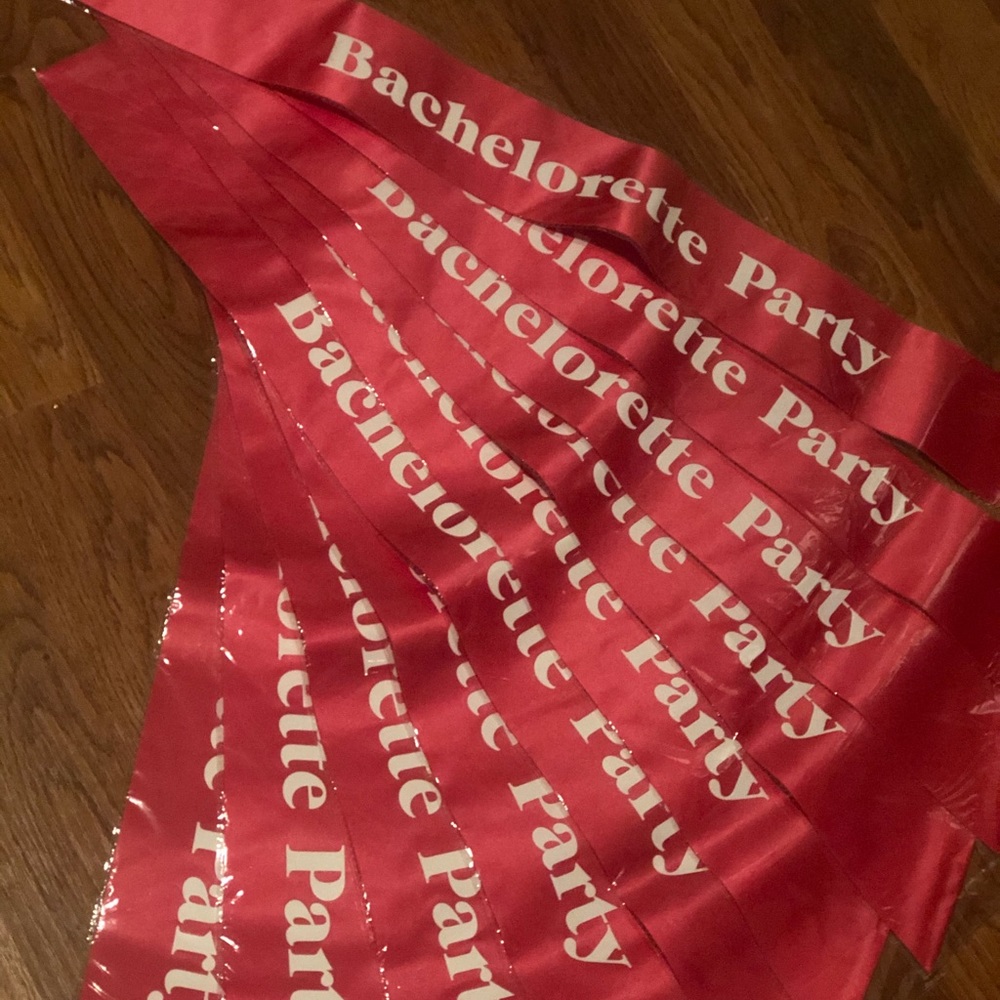 Bachelorette Party Sash 5/$25